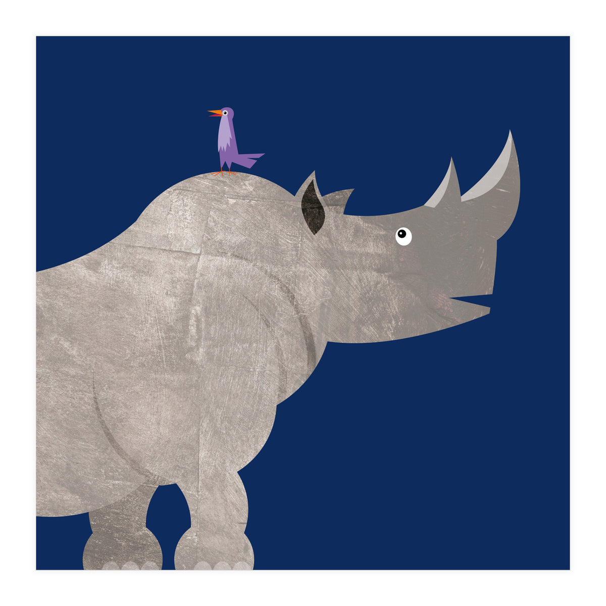 Kids Room Rhinoceros (Print Only)