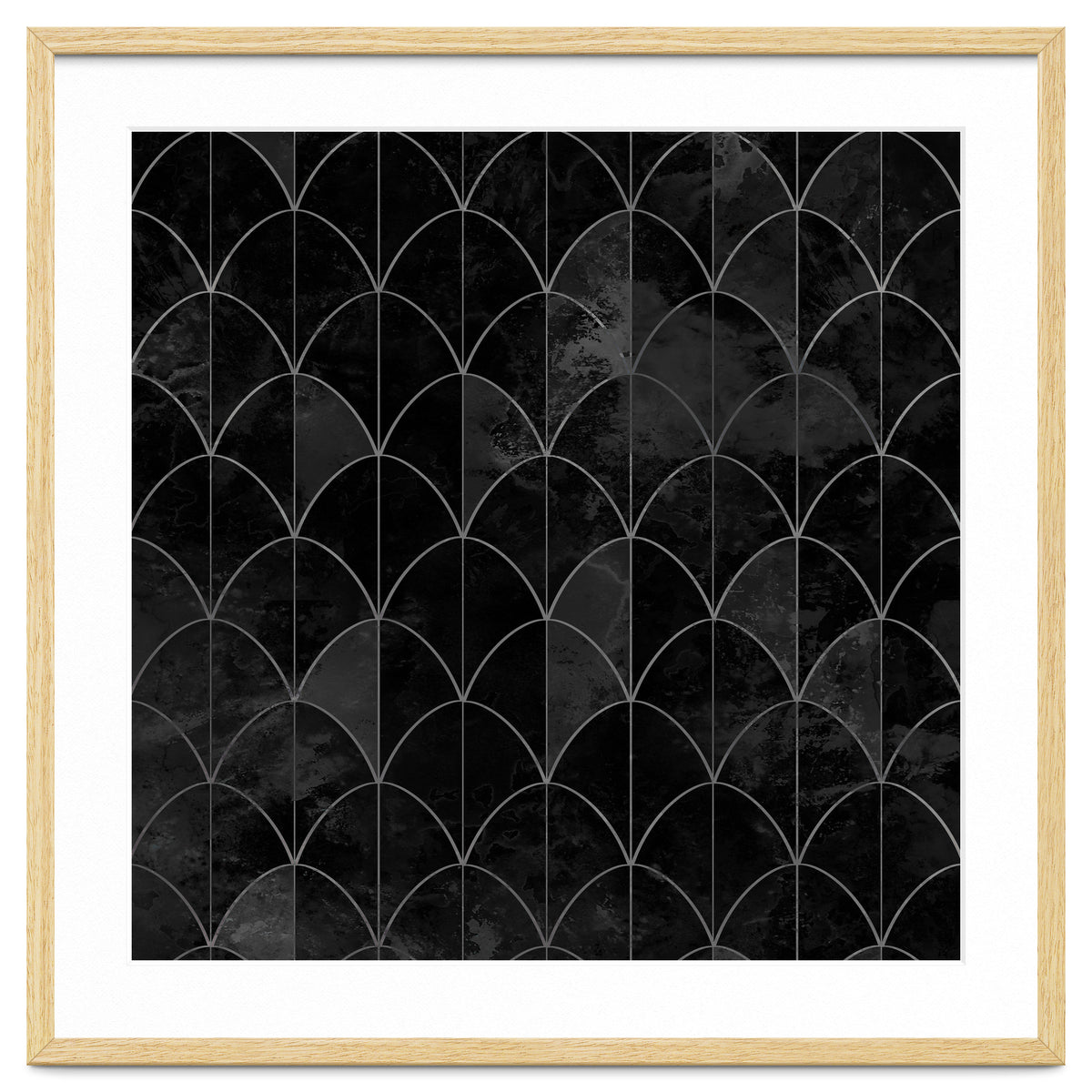 Mermaid scales. Black and white