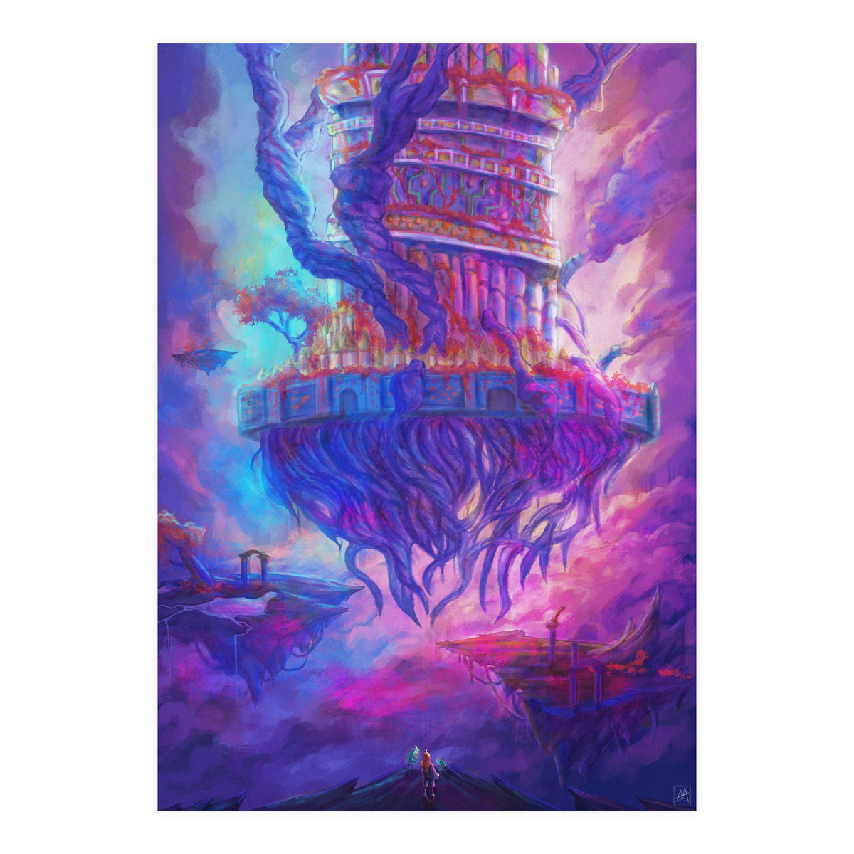 Castle Above The Clouds (Print Only)
