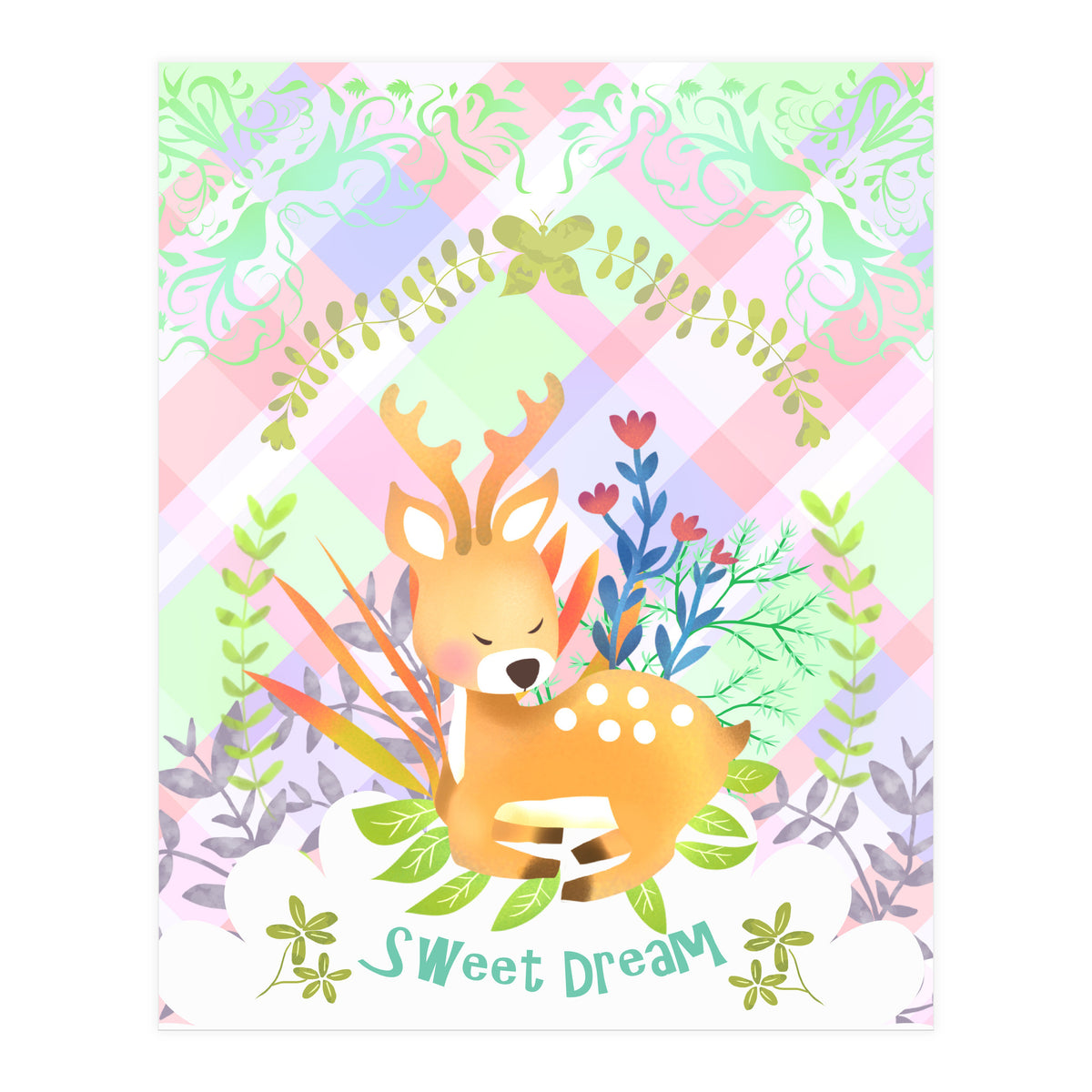 Sweet Dream Deer (Print Only)