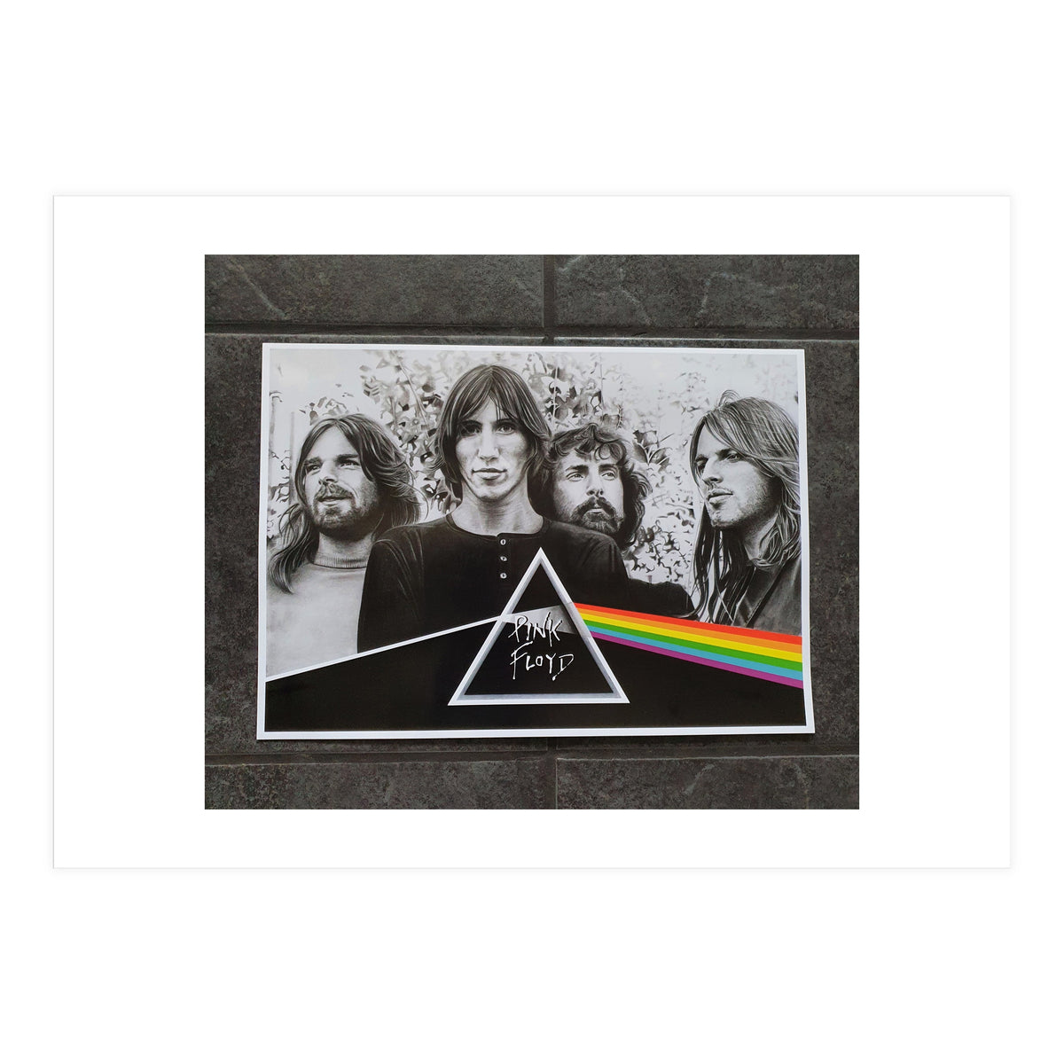Pink Floyd DSOTM Pencil Portrait Print (Print Only)