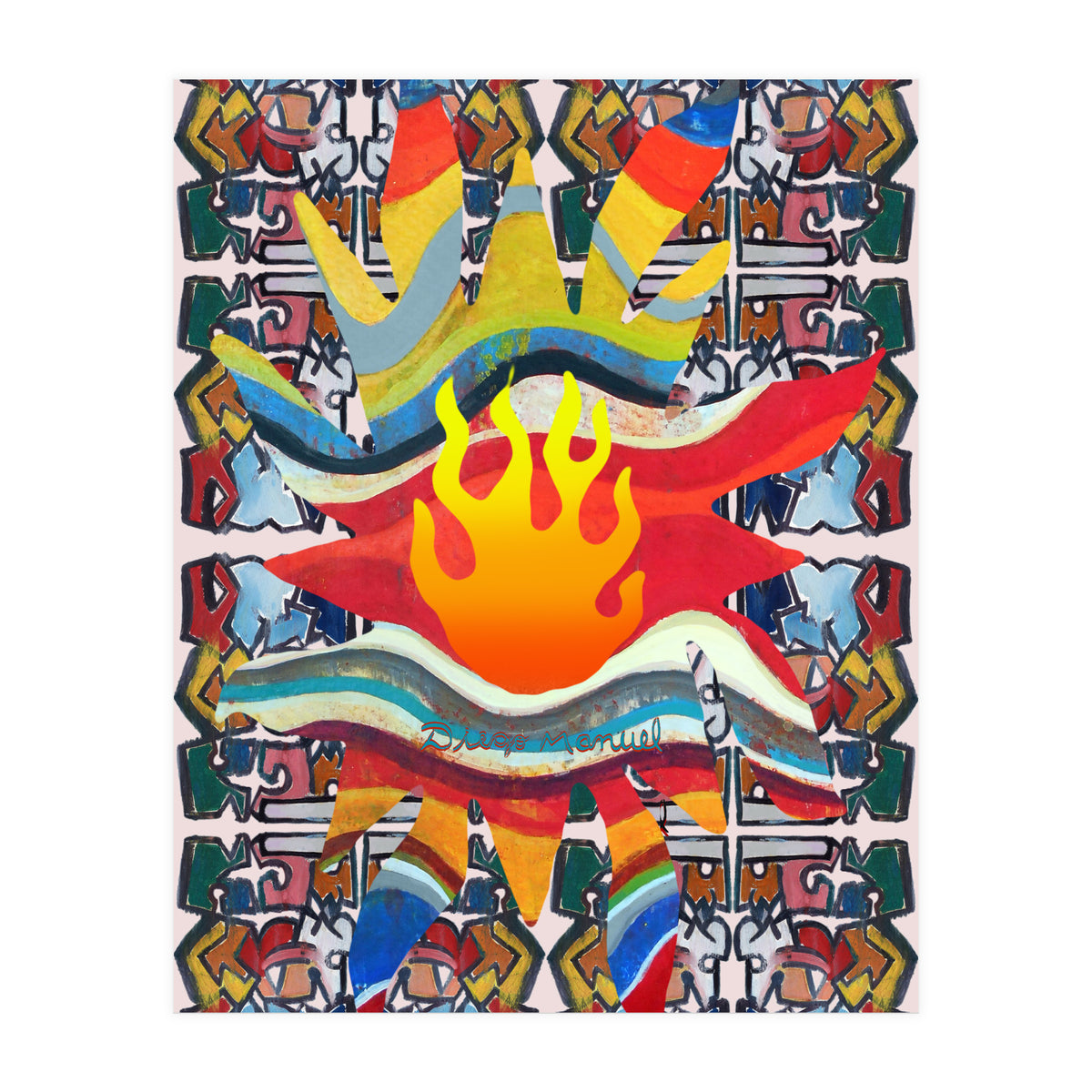 Fuego Y Graffiti 47 (Print Only)