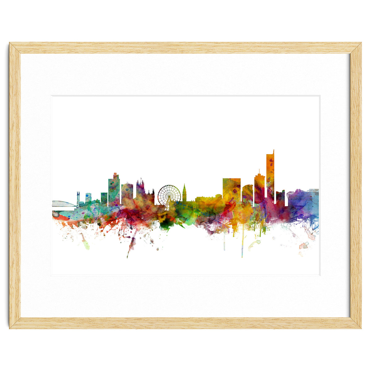 Manchester England Skyline