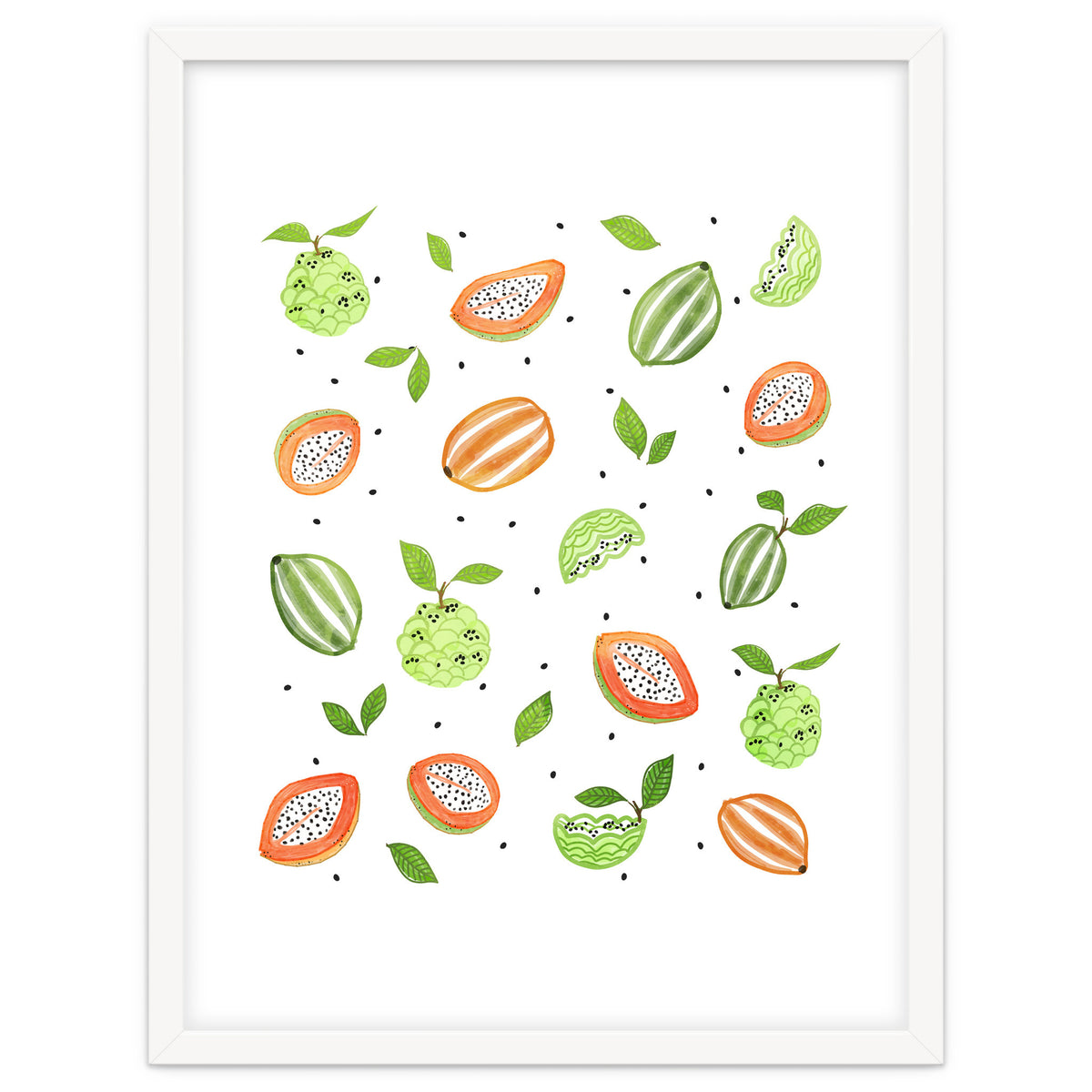 Papaya & Custard Apple