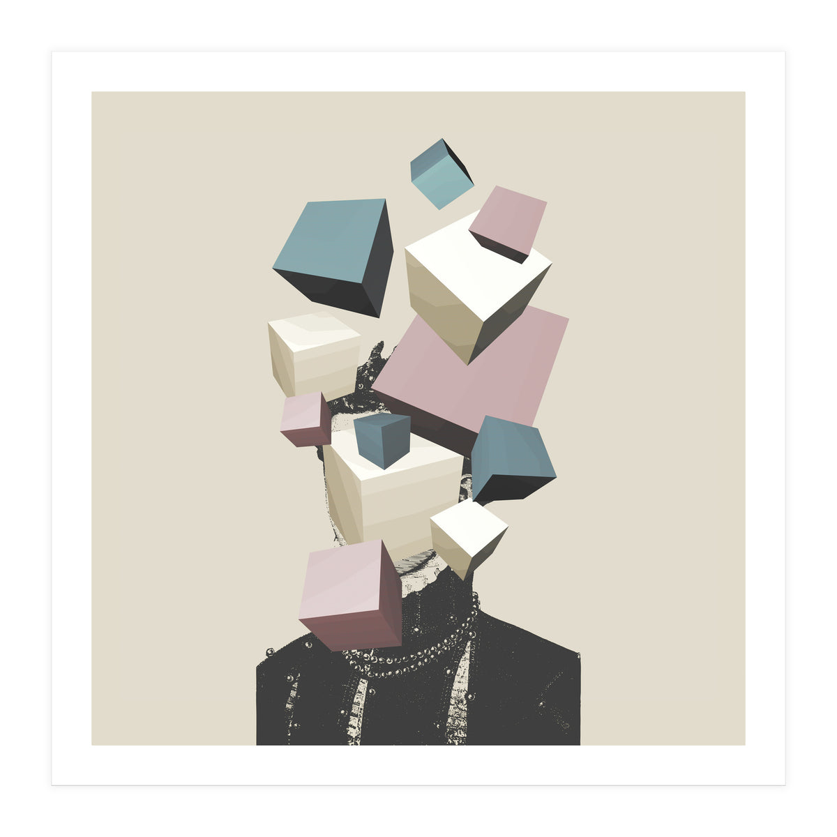 Queen Of Cubes (Print Only)
