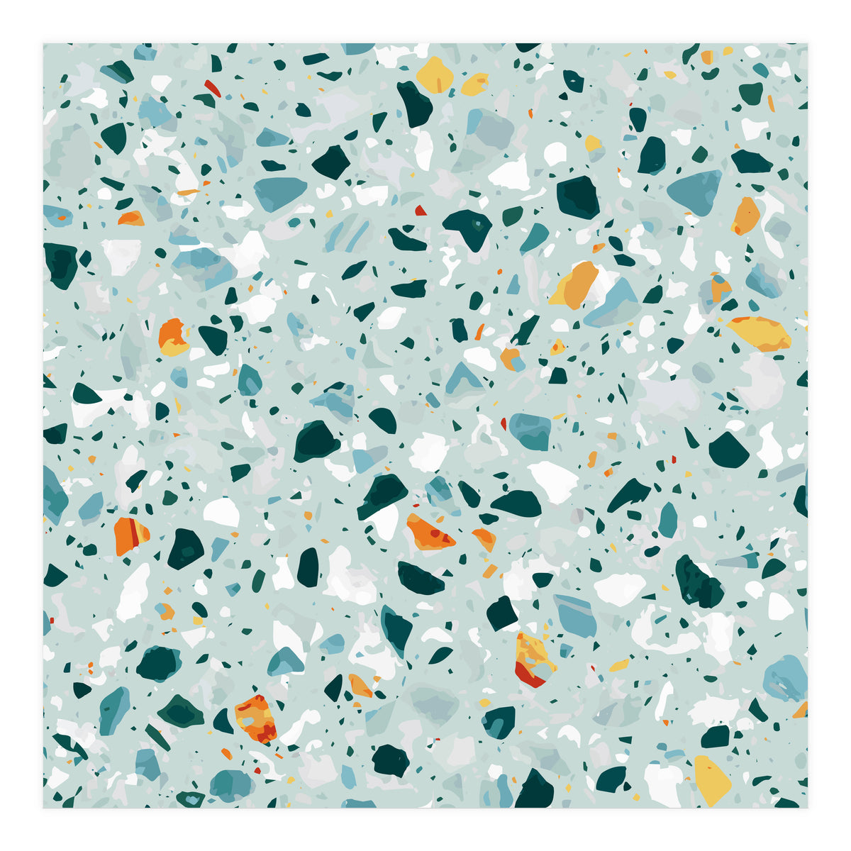 Mint Terrazzo (Print Only)