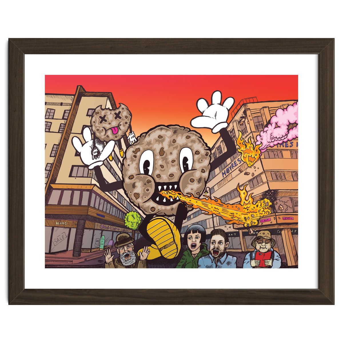 Cookie Monster 12.3% ABV Bourbon Barrel Aged Coconut Chocolate Chip Stout - Amundsen Brewery