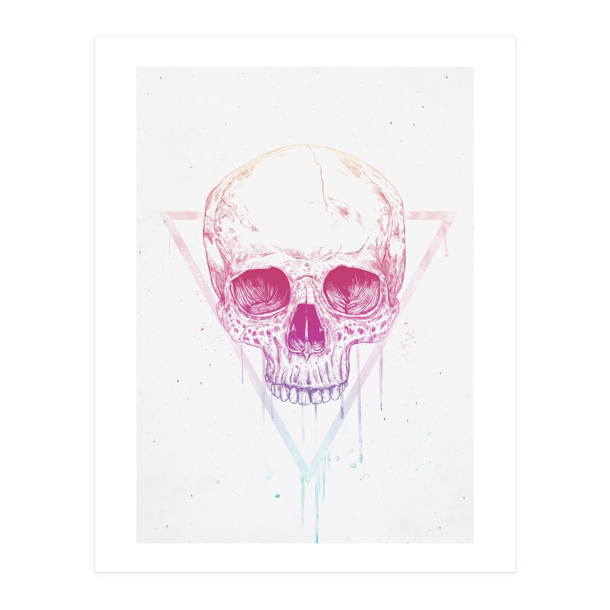 Skull In Triangle (Print Only)