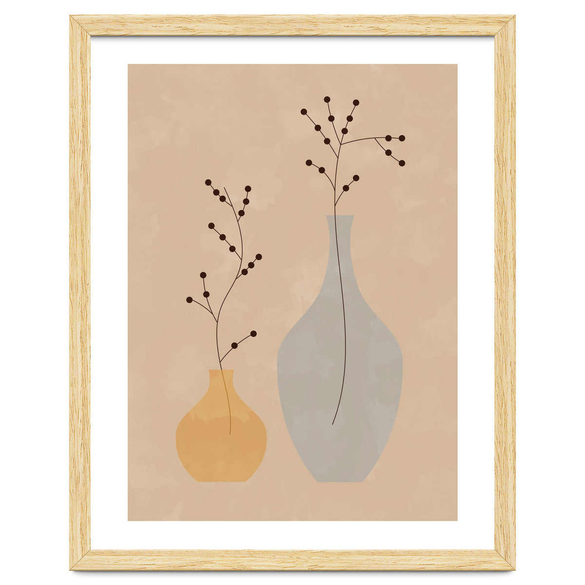 Mid Century Boho Pottery