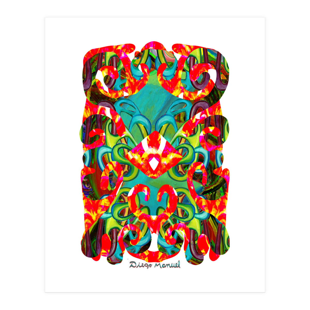 Pop Abstract Asimetrico 34 Copia (Print Only)