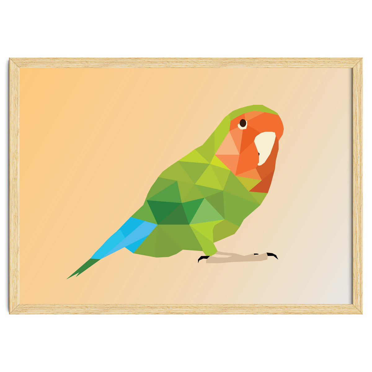 Parrot Low Poly Art