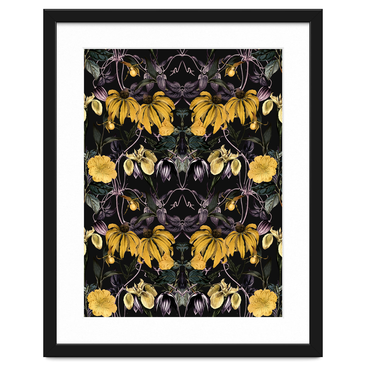 Nocturnal botanical garden kaleidoscope