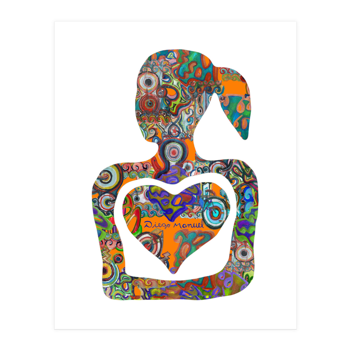 Mujer Digital 3 13  (Print Only)