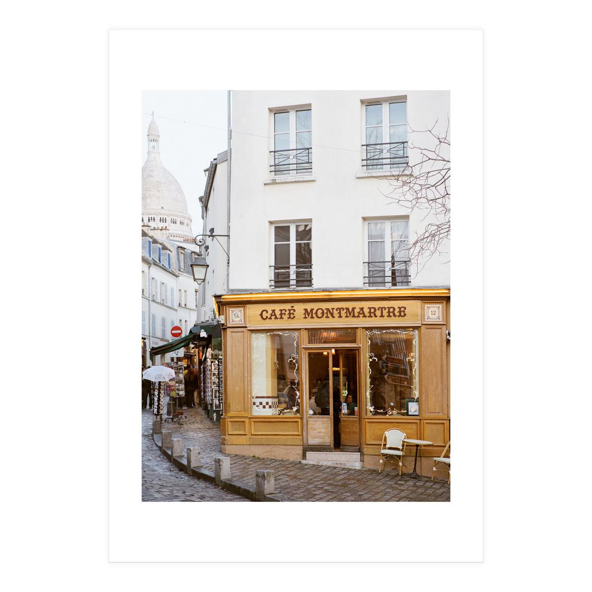 Cafe Montmartre in Paris (Print Only)