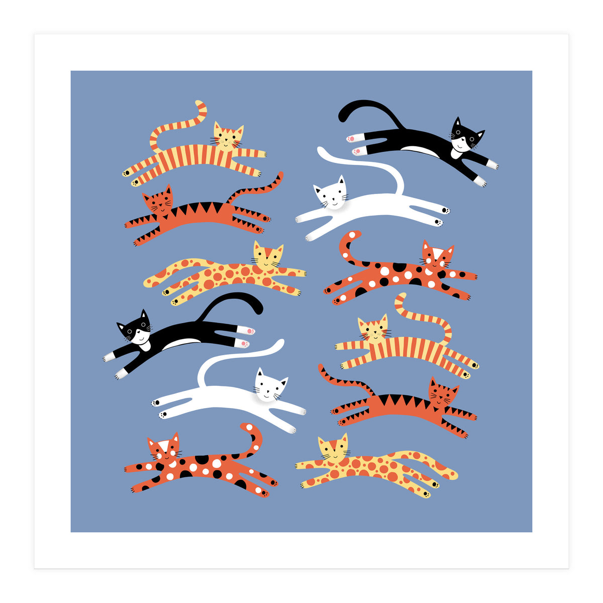 Cats Leaping (Print Only)