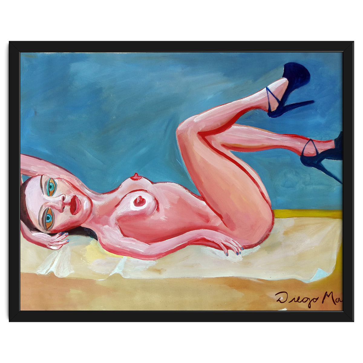 Reclining girl