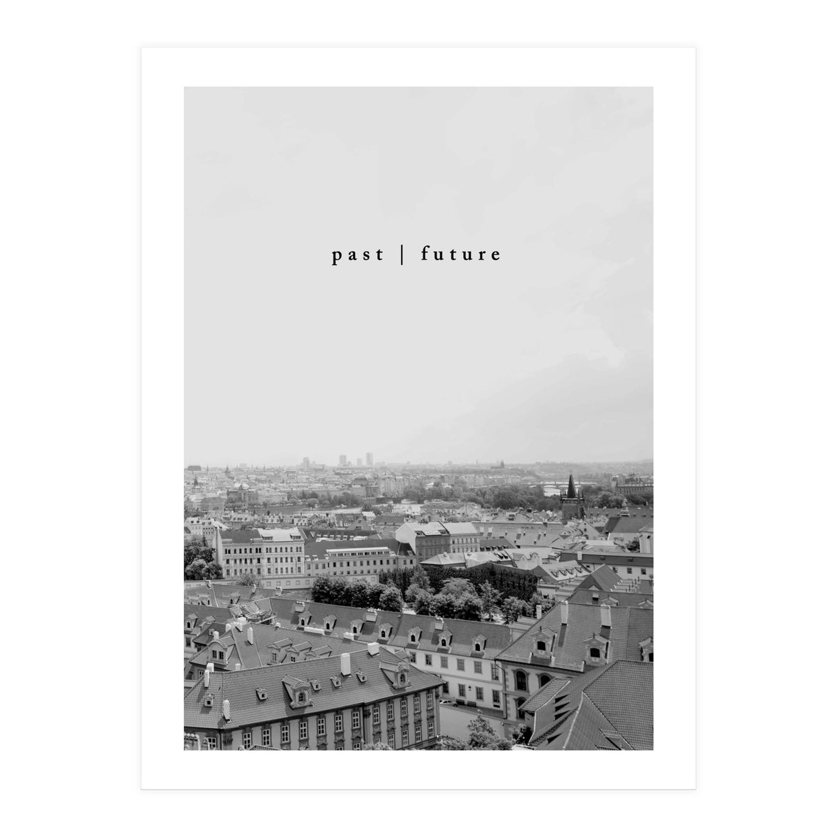 past future - Black and White Photography - (Print Only)
