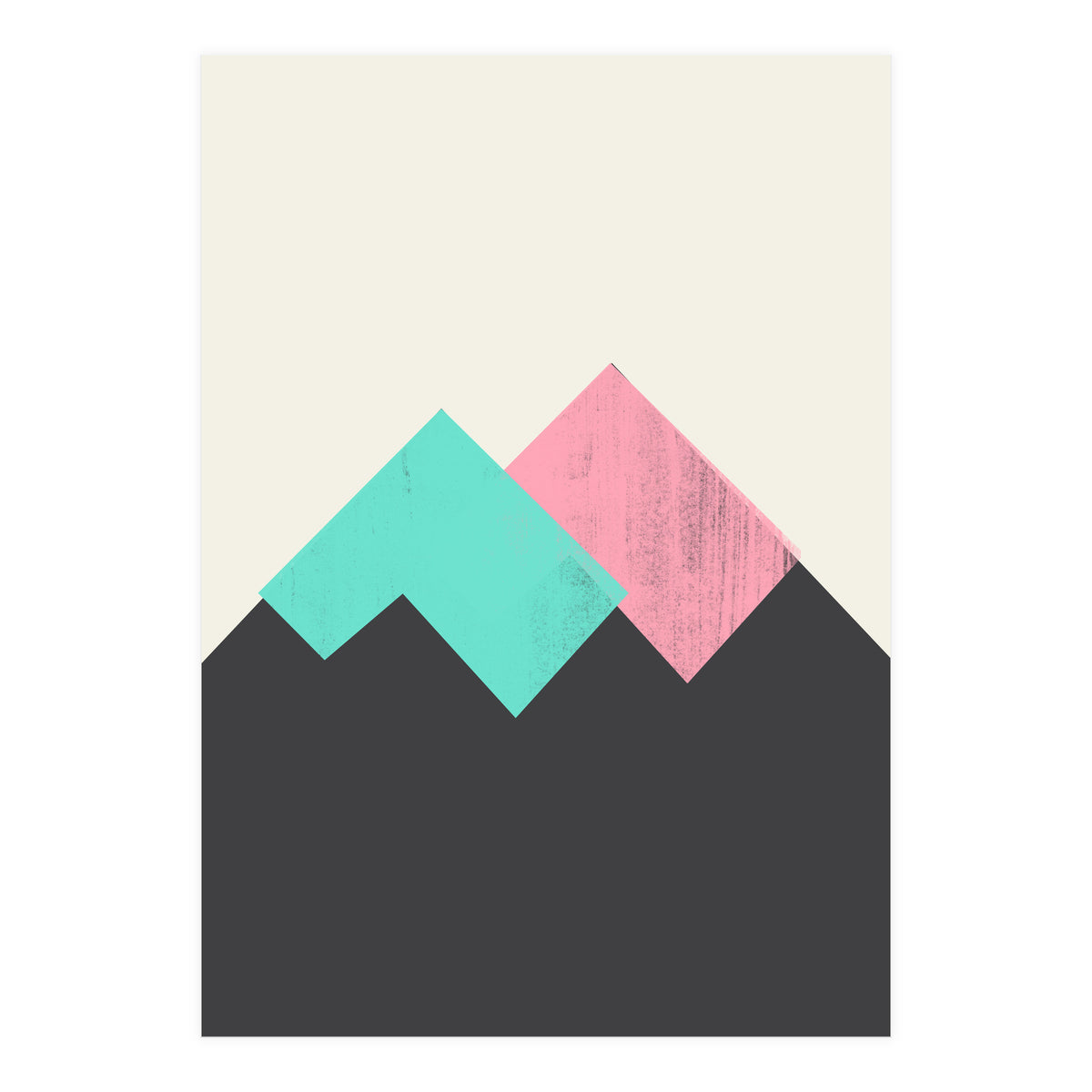 Pastel Mountains I (Print Only)
