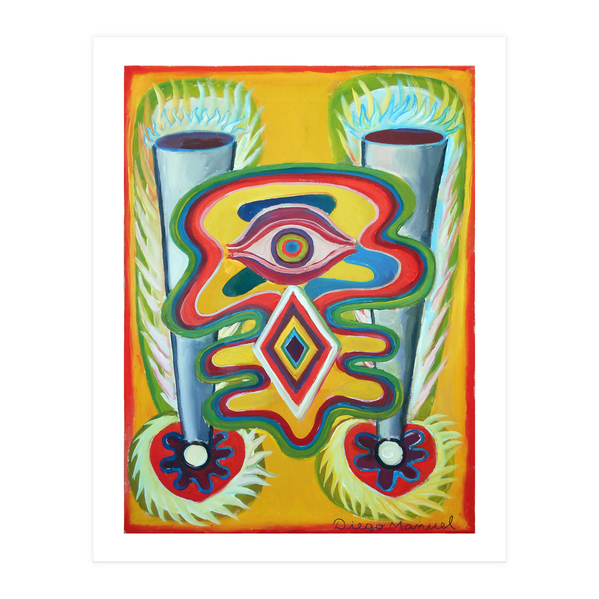 Graffiti Con Fuego (Print Only)