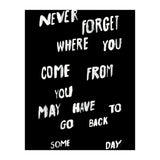 NEVER FORGET (Print Only) thumbnail