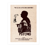 Hitchcock Psycho movie poster (Print Only) thumbnail