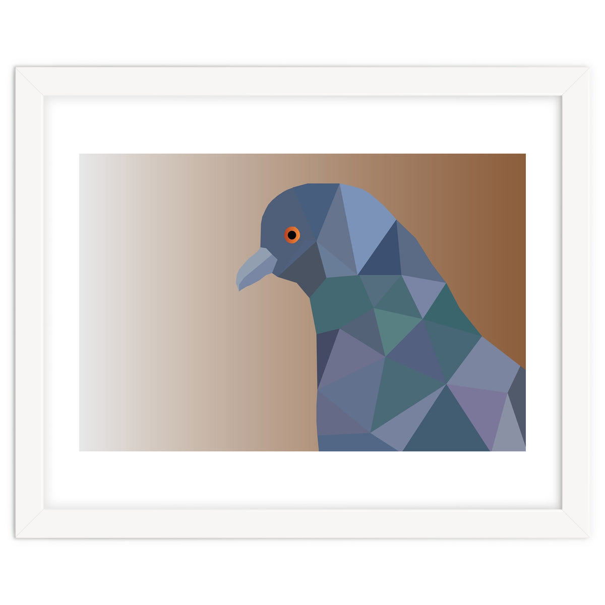 Pigeon Low Poly Art