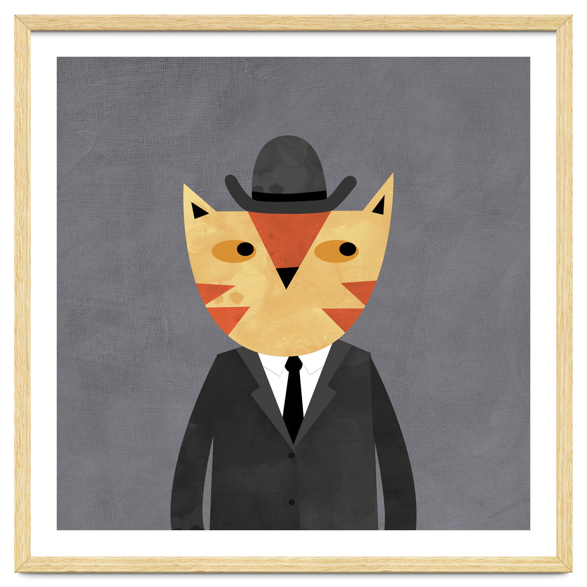 Ginger Cat in a Bowler Hat