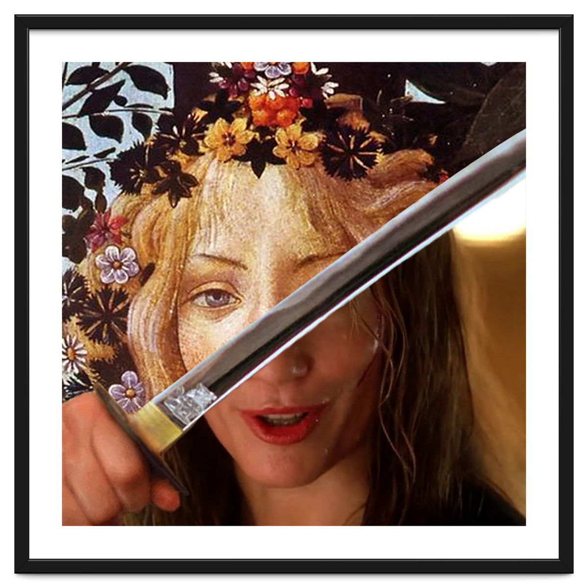 Botticelli's Flora & Black Mamba In Kill Bill