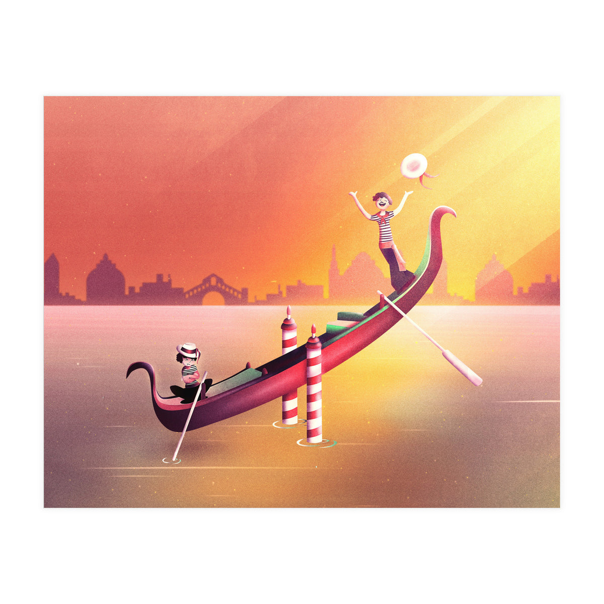 Venice Seesaw (Print Only)