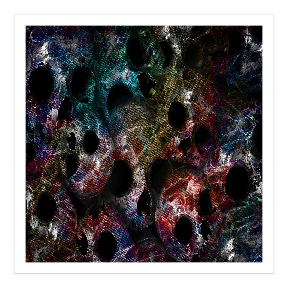 Skulls Colors (Print Only)