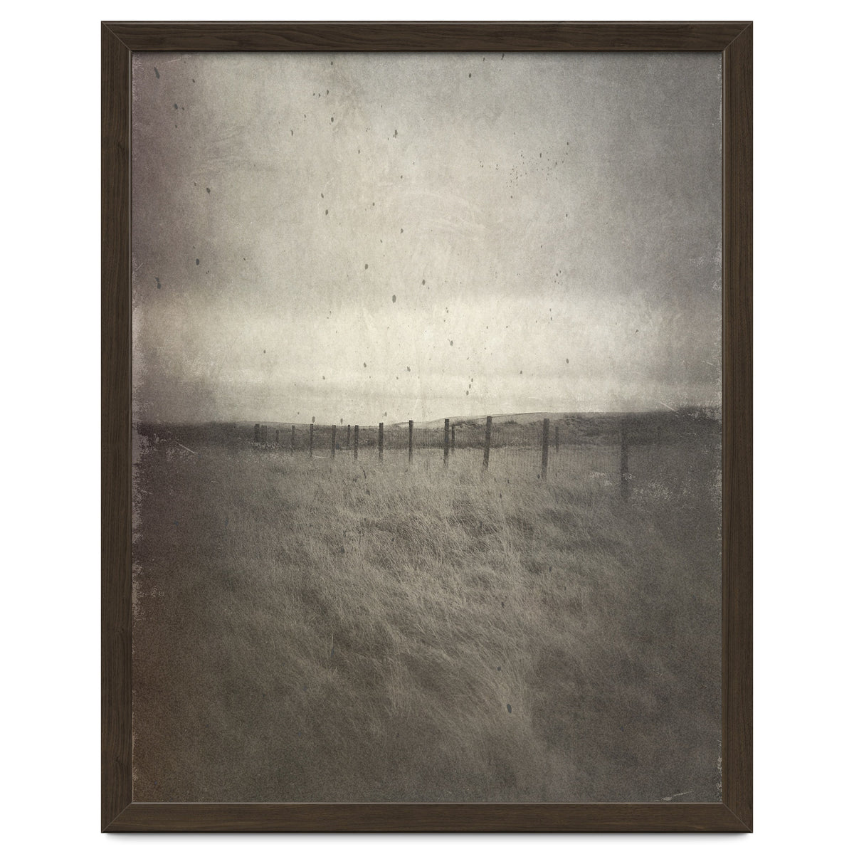 Bleak winter landscape of Saddleworth Moor