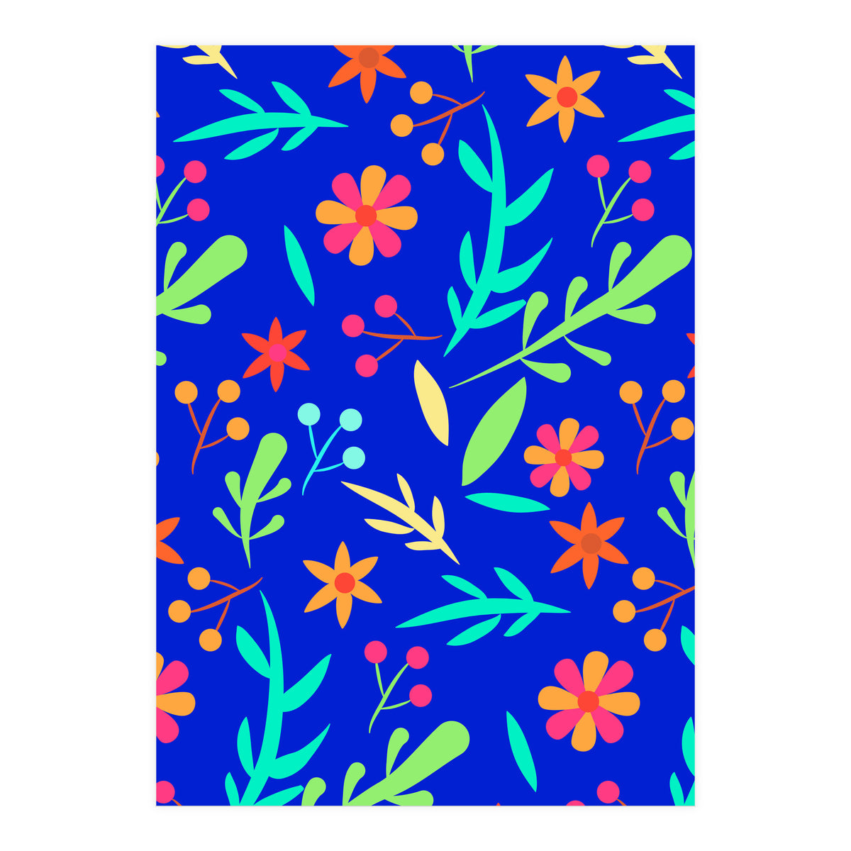 Blue Garden (Print Only)