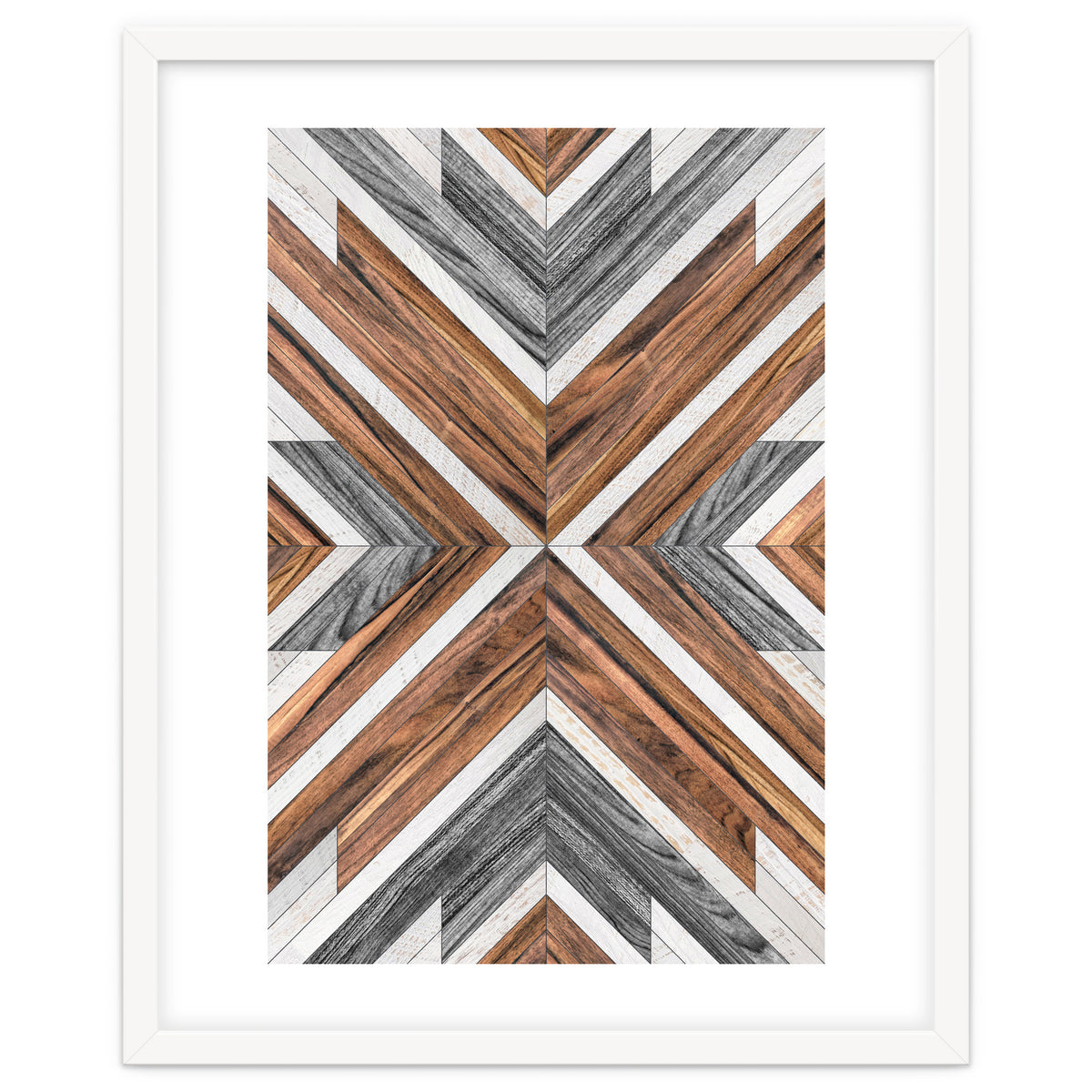 Urban Tribal Pattern No.4 - Wood