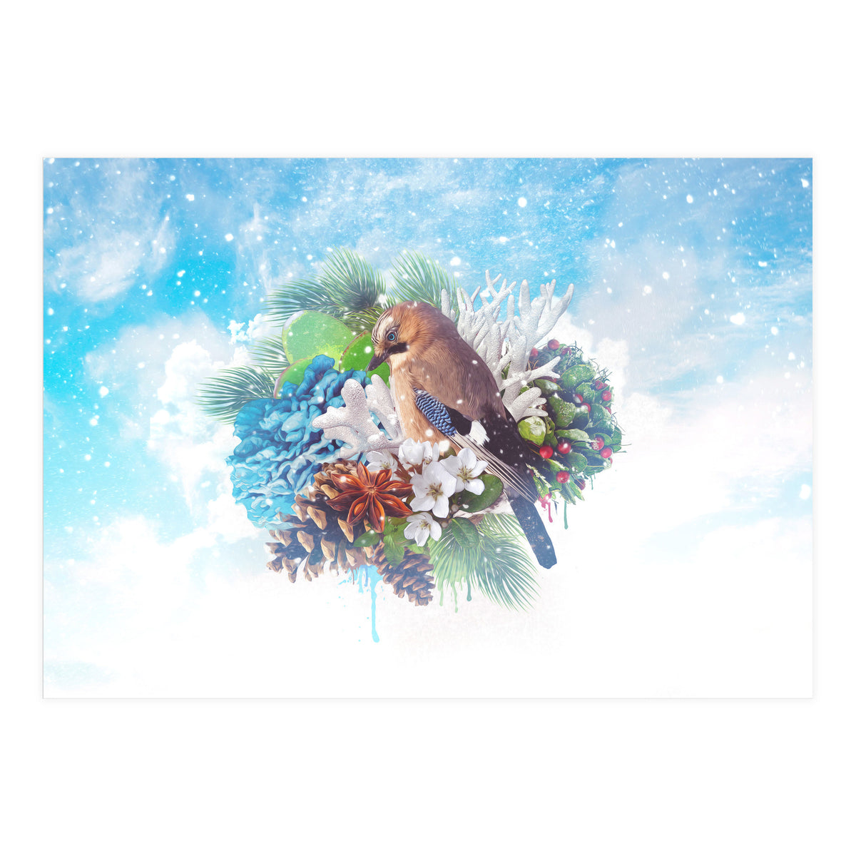 Floral Winter Magic (Print Only)