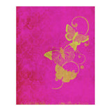 Yellow Butterflies on Pink (Print Only) thumbnail