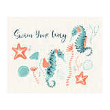 Swim Your Way Seahorse (Print Only) thumbnail