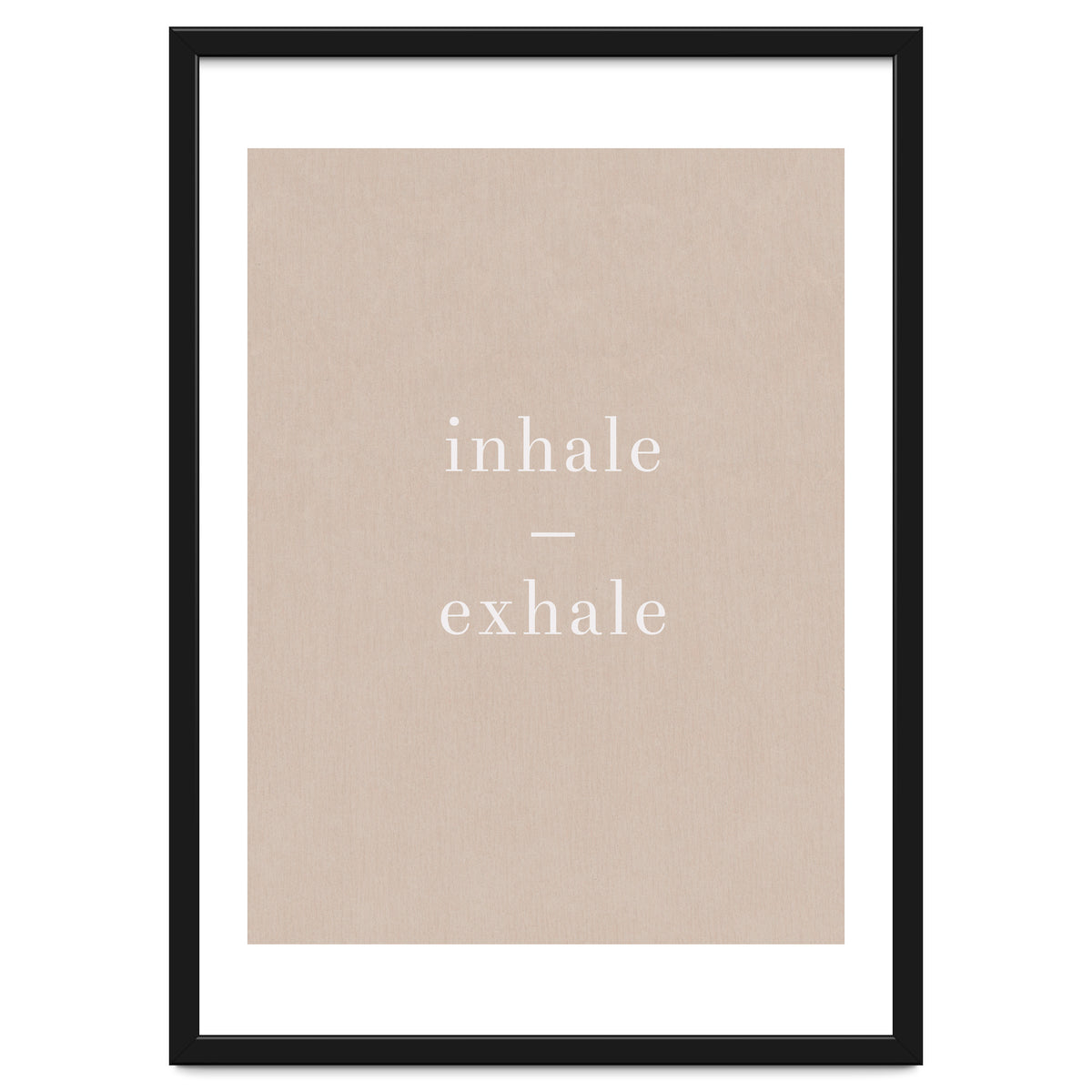 Inhale Exhale Beige Yoga