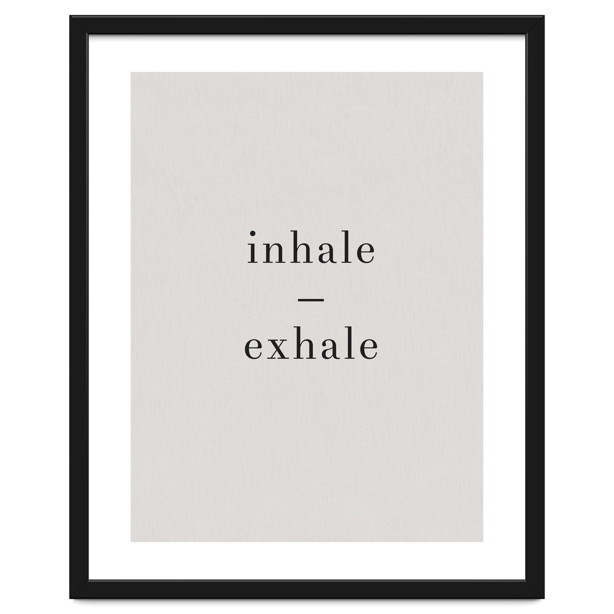 Inhale Exhale Grey Yoga
