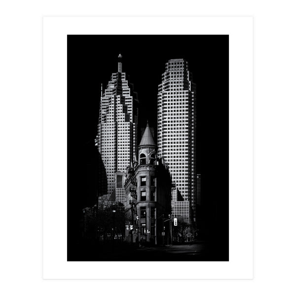 Gooderham Flatiron Building And Toronto Downtown No 2 (Print Only)