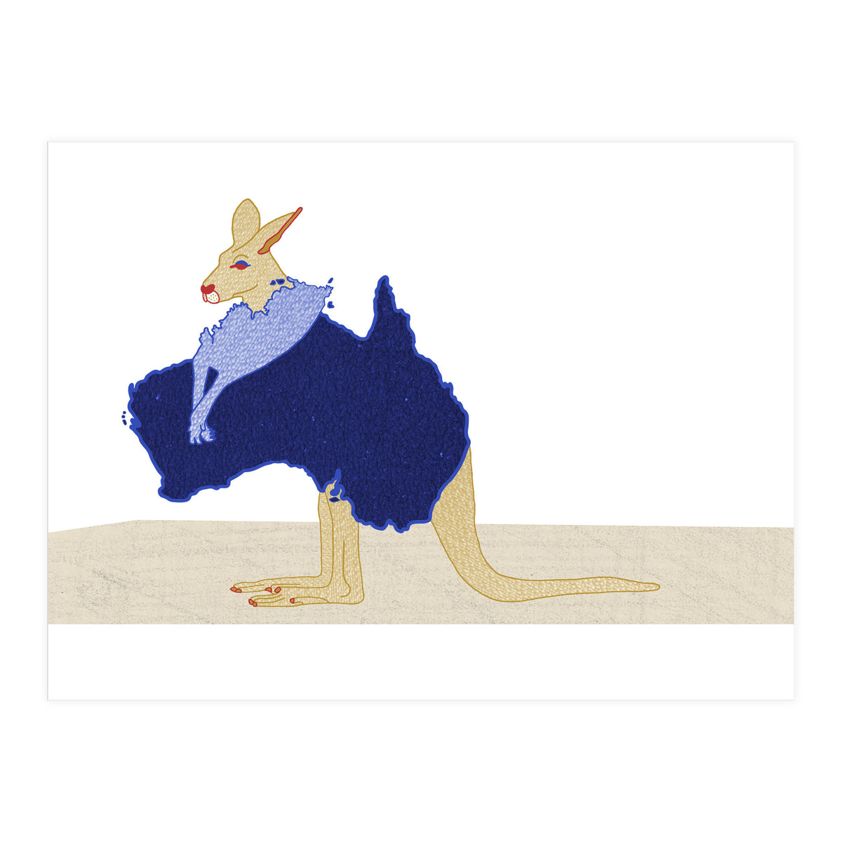 Australian Kangaroo (Print Only)
