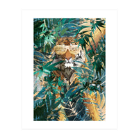 Hip Hop tiger in the tropical jungle (Print Only)