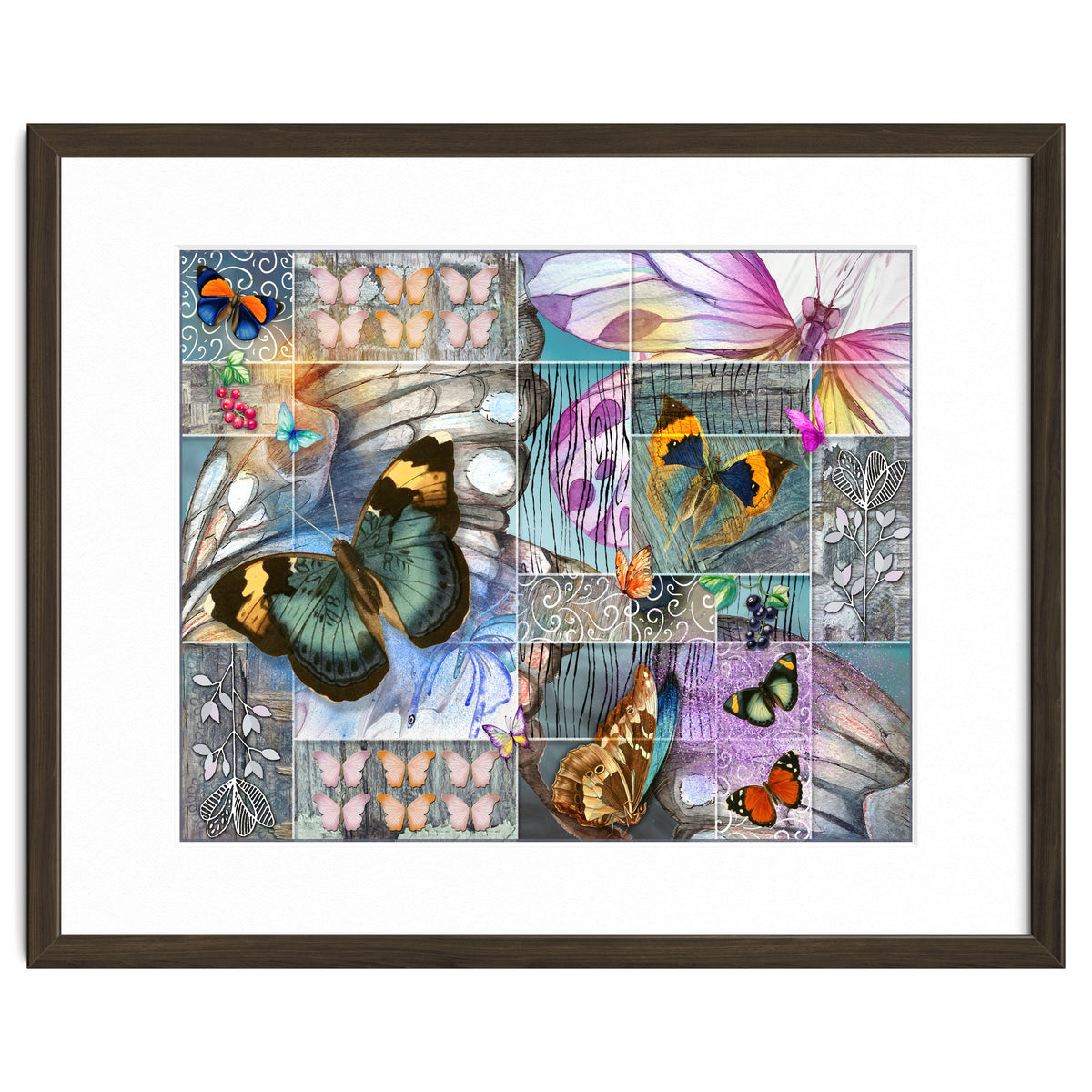 Butterfly Wings Collage