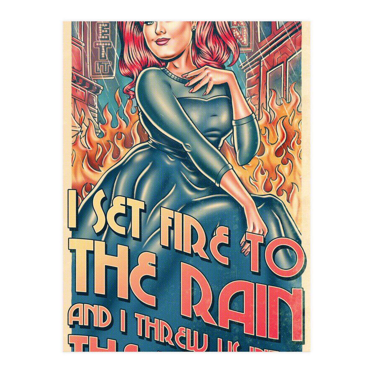 Set Fire To The Rain (Print Only)