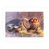 Sunny still life with straw (Print Only) thumbnail