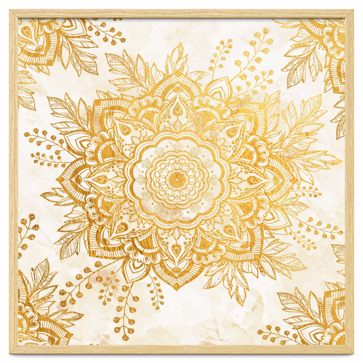 Queen Starring of Mandala-Gold Sunflower I