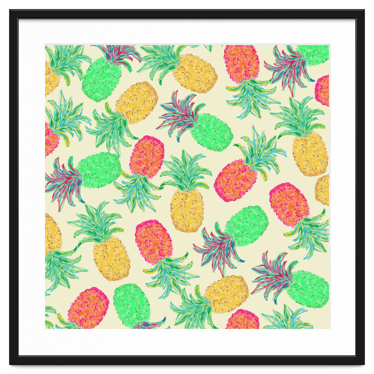 Pineapple Pandemonium Multicolo