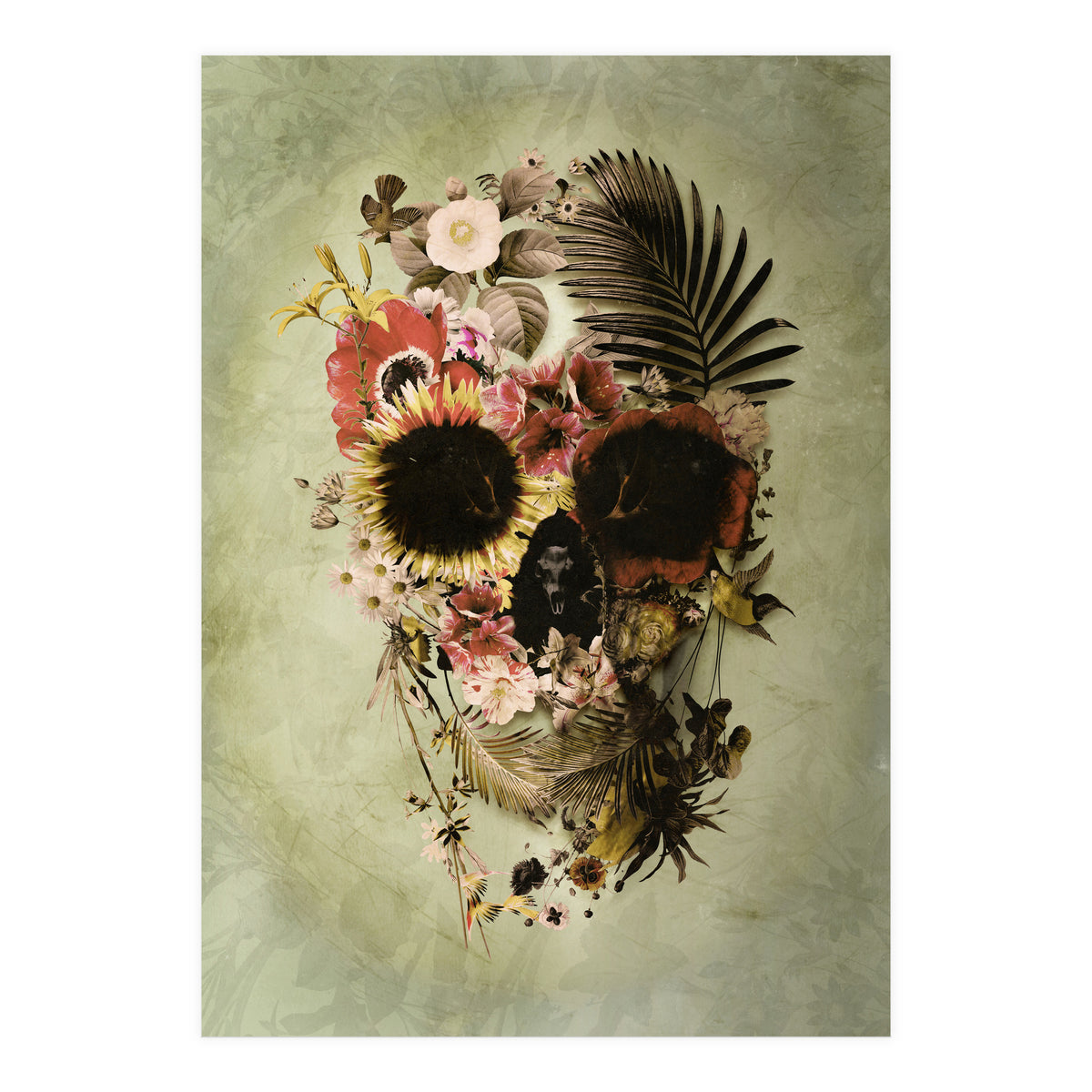 Garden Skull Light  (Print Only)