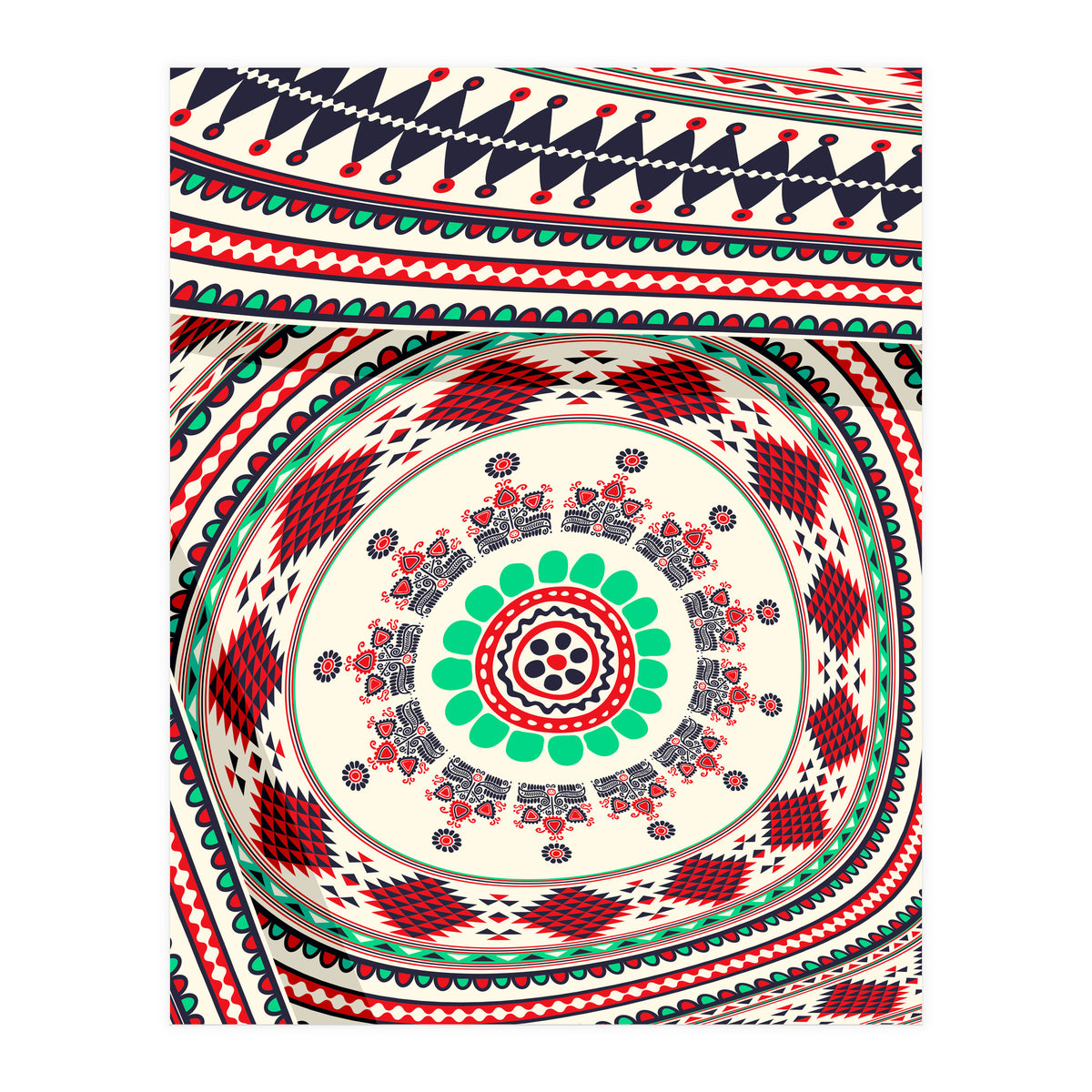 Romanian embroidery background 7 (Print Only)