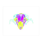 Colourful Geometric Swaledale Sheep Tup with White Lines (Print Only) thumbnail