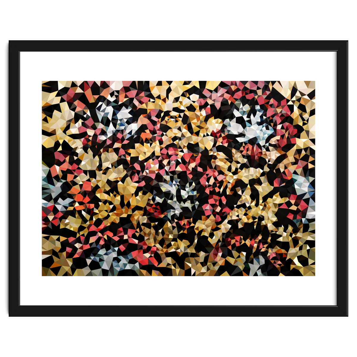 Floral Gold Geometric